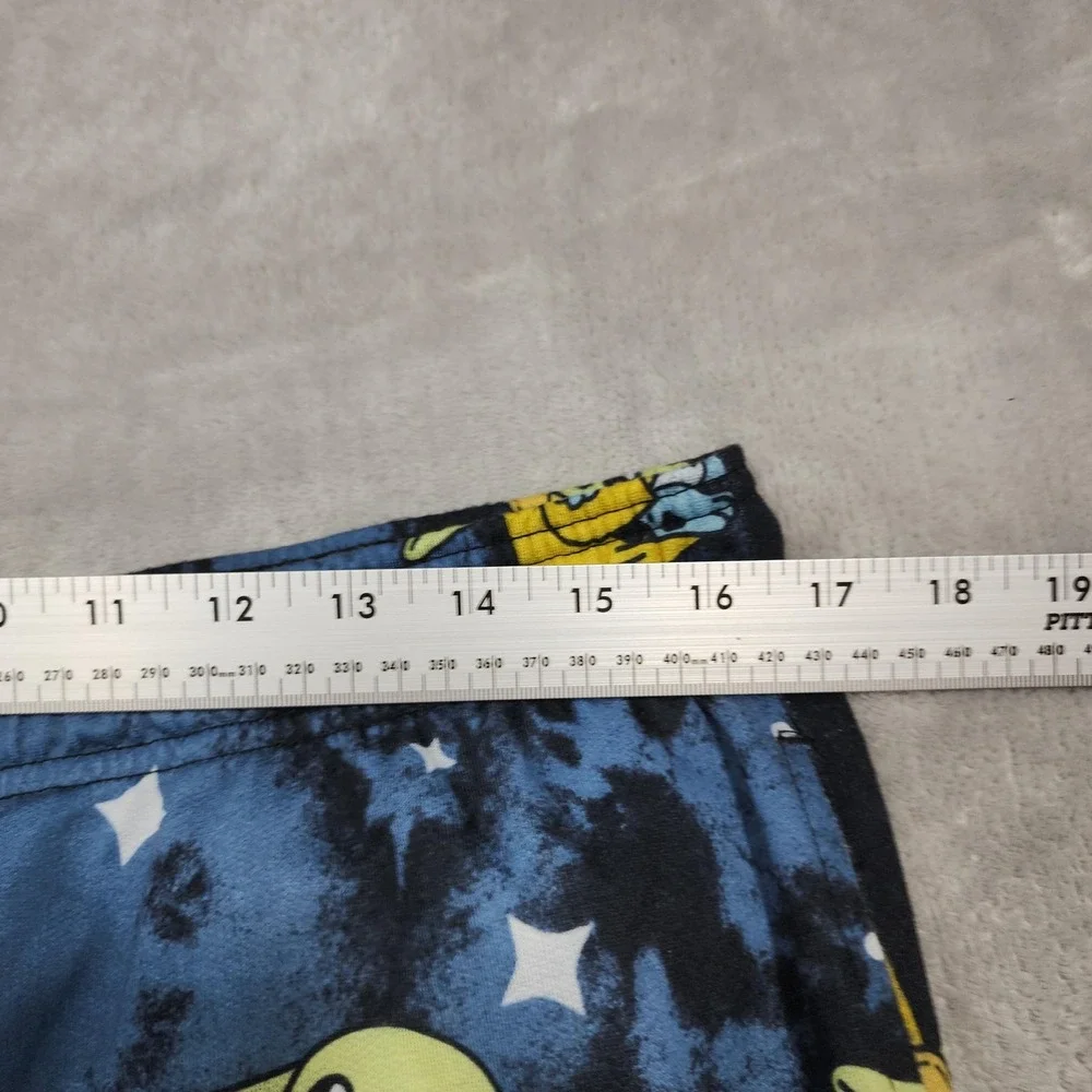 Star Wars Pajama Pants Mens M Blue Grogu Baby Yoda Fleece Sleep Lounge Jogger